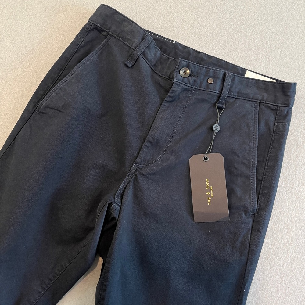 Rag & Bone Men's Fit 2 Classic Chino Pants Navy Size 29 New With Tags